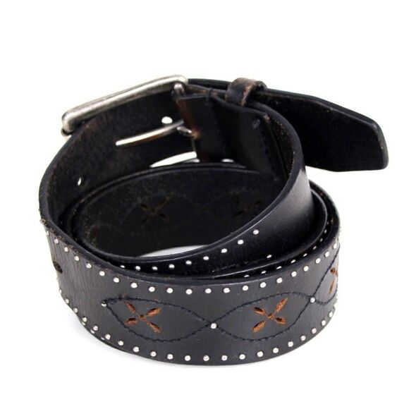 DARK BROWN GENUINE LEATHER 1 3/8\